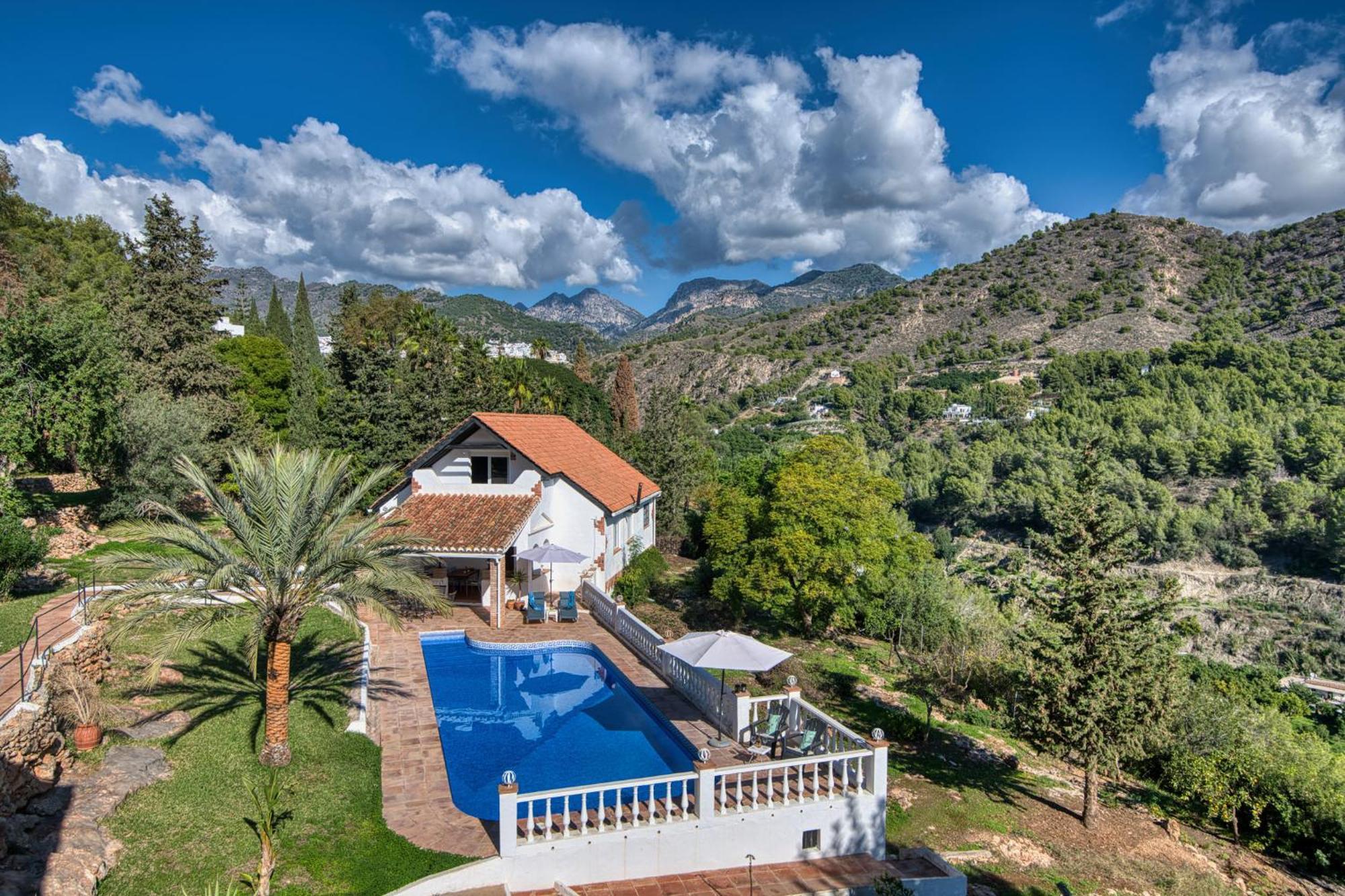 Villa Morera Bed & Breakfast Frigiliana Kültér fotó